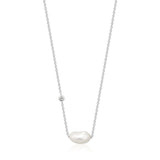 Ania Haie Pearl Necklace Silver