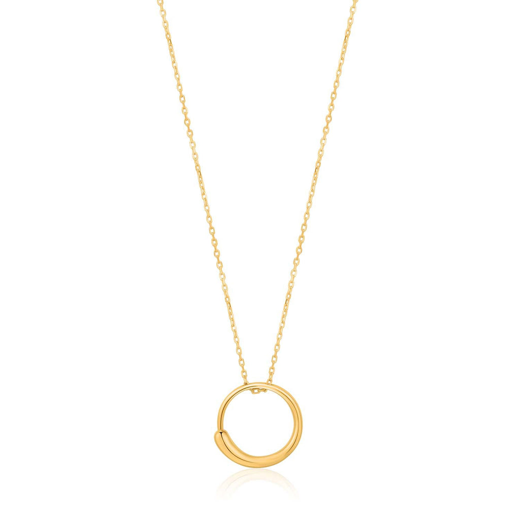 Ania Haie Luxe Circle Necklace  - Gold