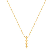 Load image into Gallery viewer, Ania Haie Gold Spike Drop Necklace