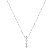 Load image into Gallery viewer, Ania Haie Silver Spike Drop Necklace