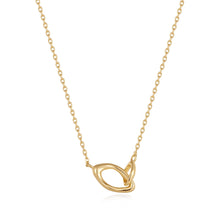 Load image into Gallery viewer, Ania Haie Gold Wave Link Necklace