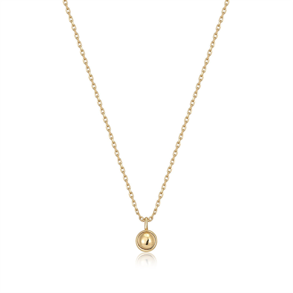 Ania Haie Gold Orb Drop Pendant Necklace