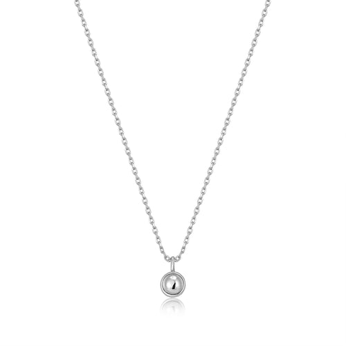 Ania Haie Silver Orb Drop Pendant Necklace
