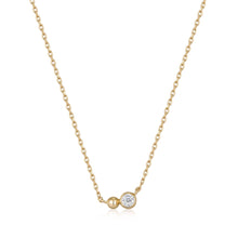 Load image into Gallery viewer, Ania Haie Gold Orb Sparkle Pendant Necklace