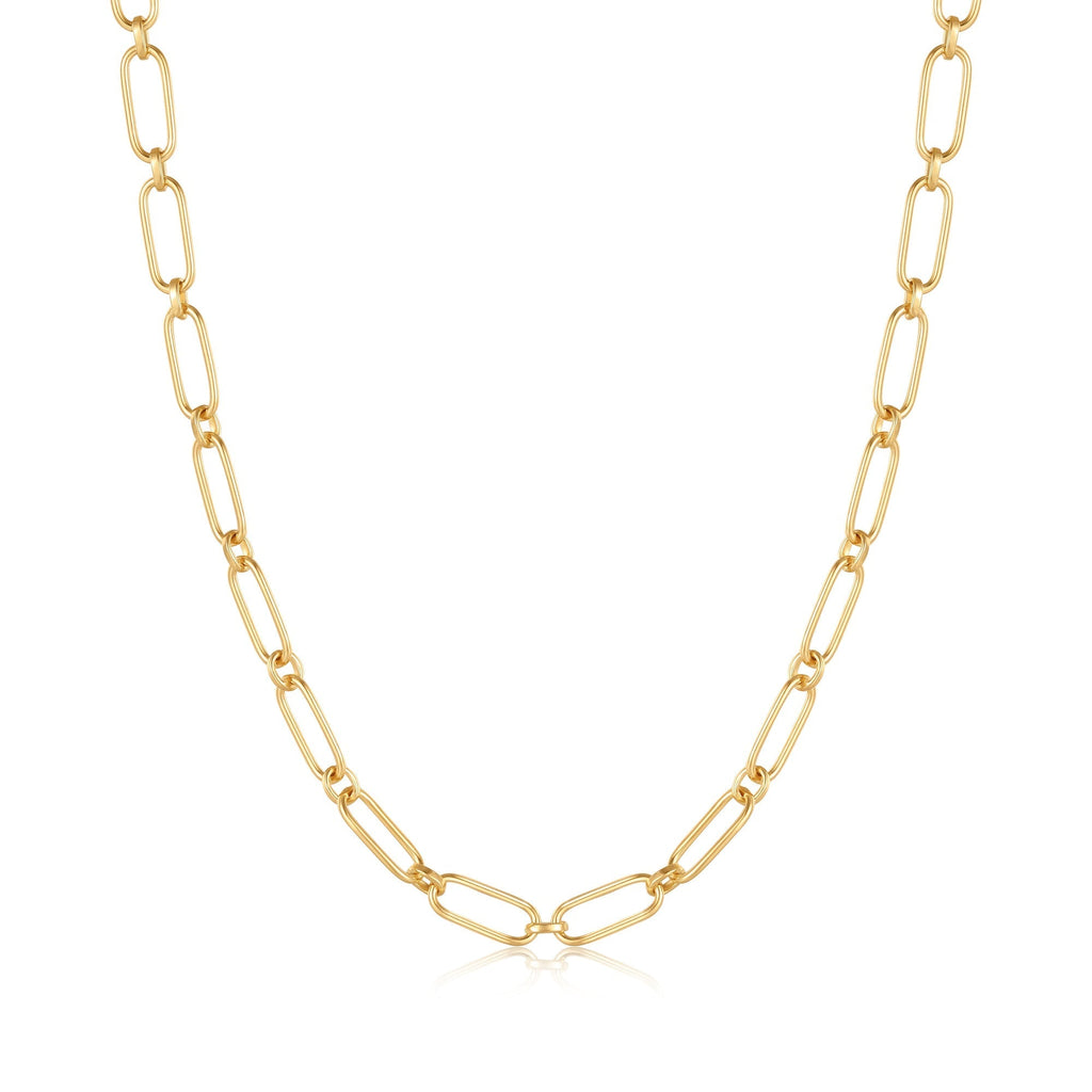 Ania Haie Gold Cable Connect Chunky Chain Necklace