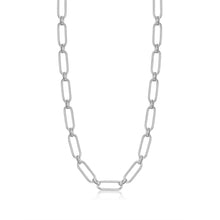 Load image into Gallery viewer, Ania Haie Silver Cable Connect Chunky Chain Necklace