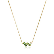 Load image into Gallery viewer, Ania Haie 14kt Gold Tourmaline and White Sapphire Necklace
