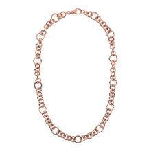 Load image into Gallery viewer, Bronzallure Necklace with Rolò Chain and Rings