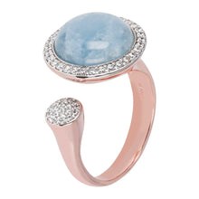 Load image into Gallery viewer, Bronzallure Open Ring with Gemstones