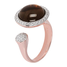 Load image into Gallery viewer, Bronzallure Open Ring with Gemstones