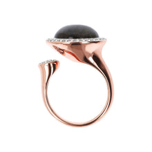 Load image into Gallery viewer, Bronzallure Open Ring with Gemstones