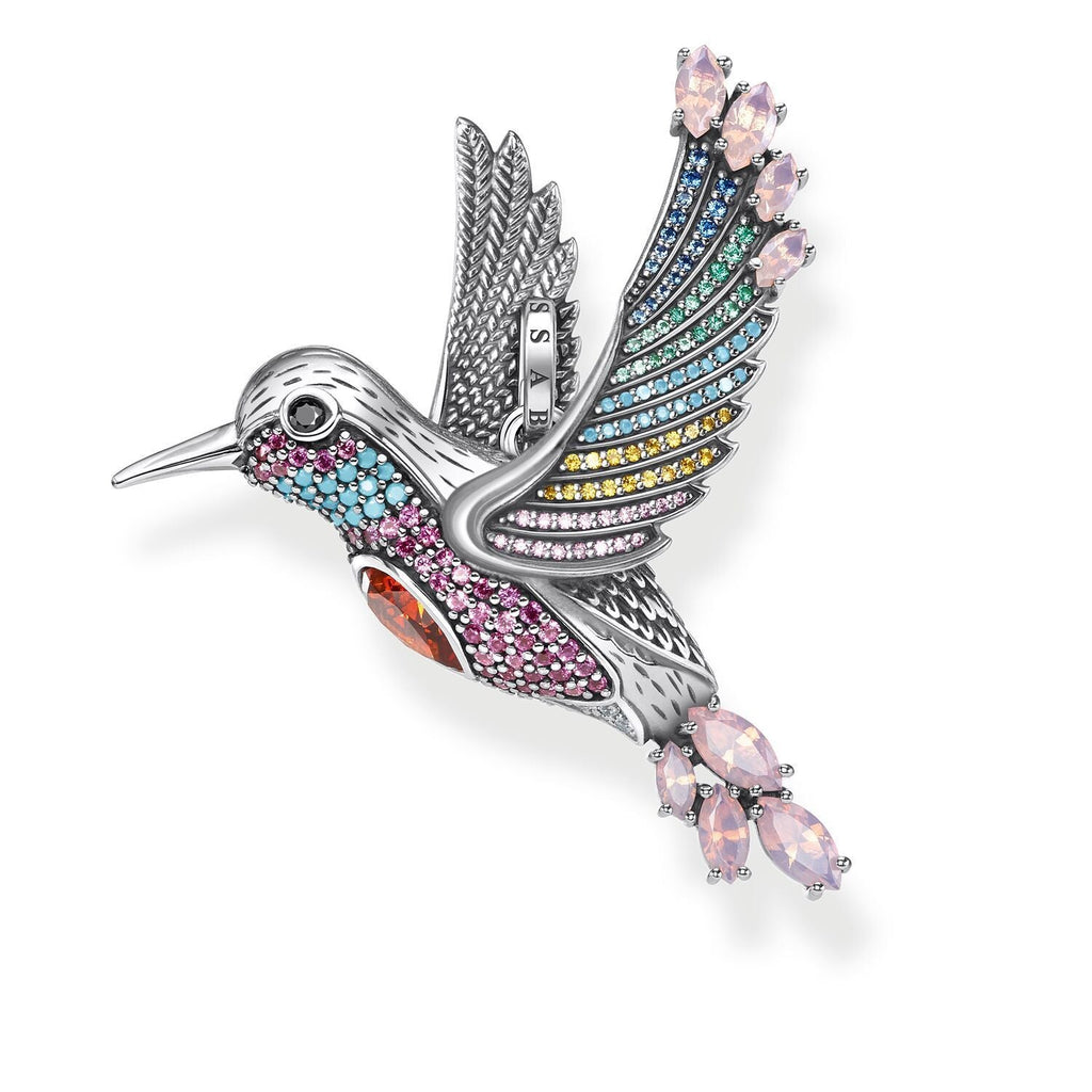 Thomas Sabo Pendant Colourful Hummingbird Silver TPE875