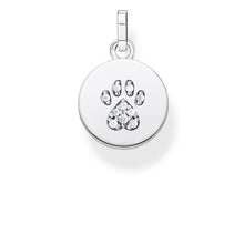 Load image into Gallery viewer, Thomas Sabo Pendant Disc Paw Cat Silver