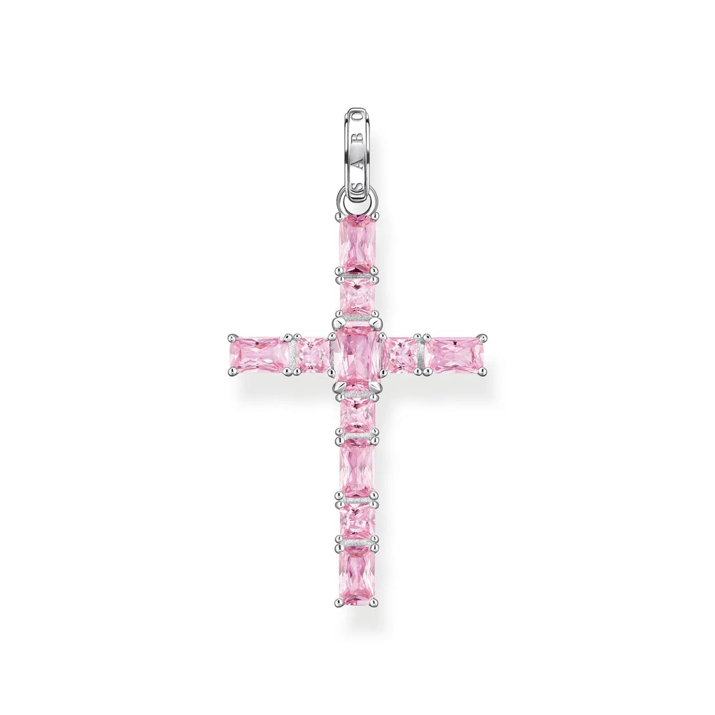 THOMAS SABO Heritage Pink Cross Pendant