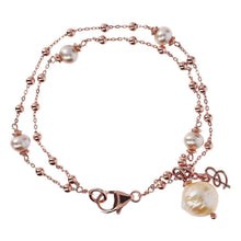 Load image into Gallery viewer, Bronzallure Pearl Rosary Bracelet