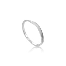 Load image into Gallery viewer, Ania Haie Modern Curve Ring - Silver