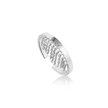 Load image into Gallery viewer, Ania Haie Fringe Fall Ring - Silver