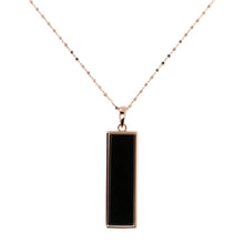 Load image into Gallery viewer, Bronzallure Rectangular Necklace