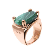Load image into Gallery viewer, Bronzallure Romantic Malachite Ring