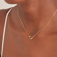 Load image into Gallery viewer, Ania Haie Gold Wave Link Necklace