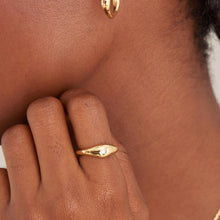 Load image into Gallery viewer, Ania Haie Gold Wave Adjustable Ring