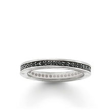 Load image into Gallery viewer, Thomas Sabo Eternity Ring &quot;Classic Black&quot; TR1700B