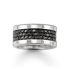 Load image into Gallery viewer, Thomas Sabo Eternity Ring &quot;Classic Black&quot; TR1710B