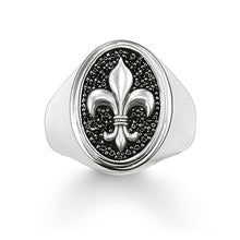 Load image into Gallery viewer, Thomas Sabo Signet Ring &quot;Fleur-De-Lis&quot;