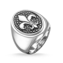 Load image into Gallery viewer, Thomas Sabo Signet Ring &quot;Fleur-De-Lis&quot;