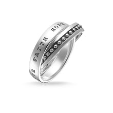 Load image into Gallery viewer, Thomas Sabo Multiple Ring &quot;Faith, Love, Hope&quot;