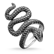 Load image into Gallery viewer, Thomas Sabo Ring &quot;Black Snake Pave&quot;