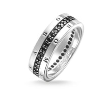 Load image into Gallery viewer, Thomas Sabo Eternity Ring &quot;Classic Black&quot; TR1944B