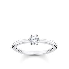 Load image into Gallery viewer, Thomas Sabo Ring White Stone