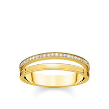 Load image into Gallery viewer, Thomas Sabo Ring White Stones