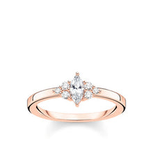 Load image into Gallery viewer, Thomas Sabo Ring White Stones