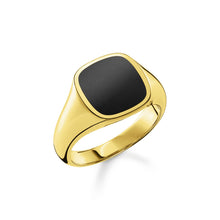 Load image into Gallery viewer, Thomas Sabo Ring Classic Black Gold