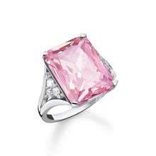 Load image into Gallery viewer, THOMAS SABO Heritage Pink Stone Silver Ring