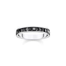 Load image into Gallery viewer, THOMAS SABO Heritage Black Stones Band Ring