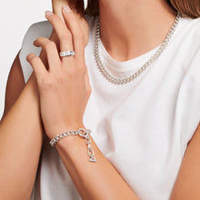 Load image into Gallery viewer, Thomas Sabo Band ring white stones pavé silver