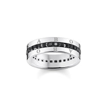 Load image into Gallery viewer, THOMAS SABO Heritage Black Wide Band Ring