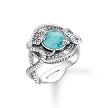 Load image into Gallery viewer, THOMAS SABO Serpent Turquoise Ring