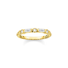 Load image into Gallery viewer, THOMAS SABO Mystic Gold And White Band Ring