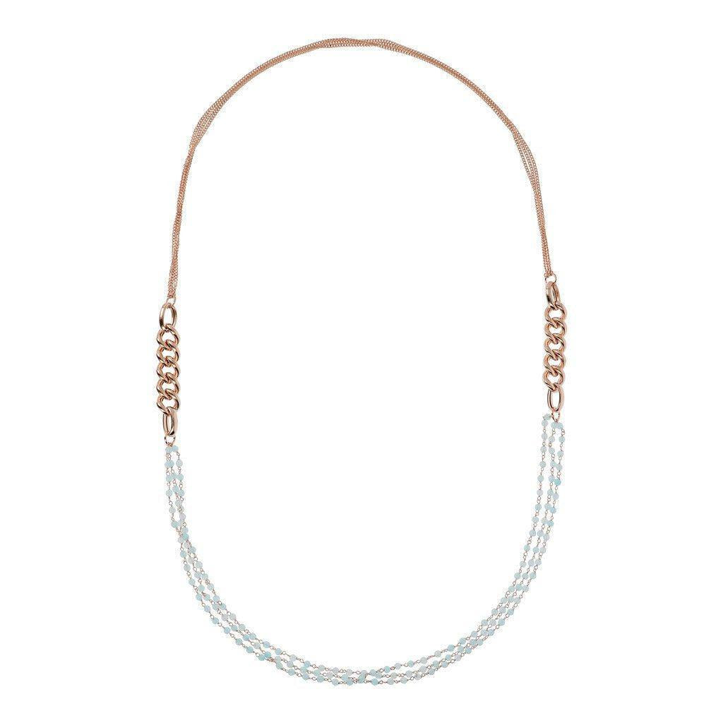 Bronzallure Multi-Strand Rosary Necklace