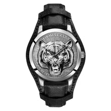 Load image into Gallery viewer, Thomas Sabo Men&#39;s Watch Rebel Tiger 3D Black-silver