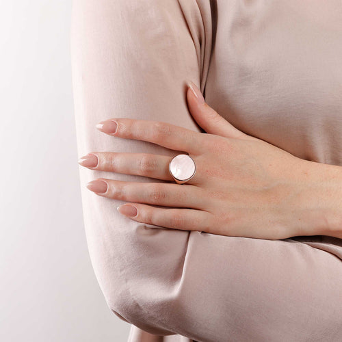 Bronzallure Natural Stone Chevalier Ring