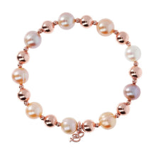 Load image into Gallery viewer, Bronzallure Maxima Pearl Stretch Bracelet