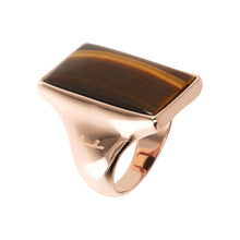 Load image into Gallery viewer, Bronzallure Rectangular Stone Adjustable Ring