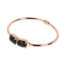 Load image into Gallery viewer, Bronzallure Variegata Black Onyx Bangle