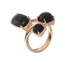 Load image into Gallery viewer, Bronzallure Variegata Black Onyx Ring