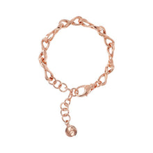 Load image into Gallery viewer, Bronzallure Purezza Twist Link Bracelet 19+5cm